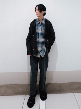 大源さん(メンズ・183cm)の秋コーディネート