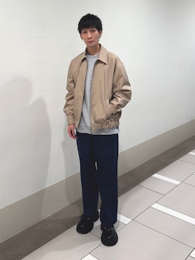 大源さん(メンズ・183cm)の冬コーディネート