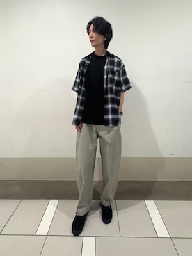 大源さん(メンズ・183cm)の春コーディネート