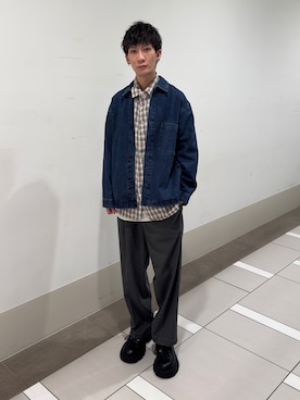 大源さん（メンズ・183cm）の春コーディネート