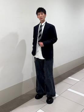 大源さん（メンズ・183cm）の冬コーディネート