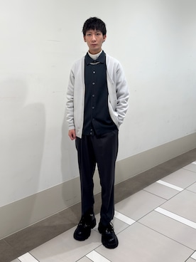 大源さん（メンズ・183cm）の冬コーディネート