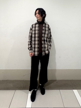 大源さん(メンズ・183cm)の秋コーディネート