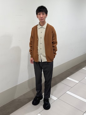 大源さん（メンズ・183cm）の冬コーディネート