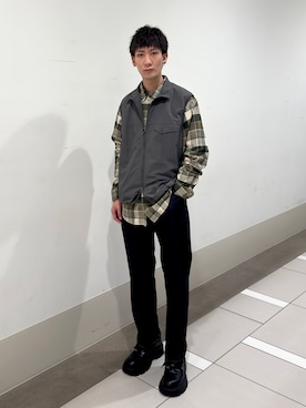 大源さん（メンズ・183cm）の冬コーディネート