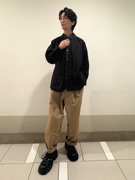 大源さん（メンズ・183cm）の春コーディネート