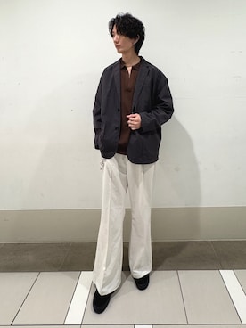 大源さん(メンズ・183cm)の春コーディネート