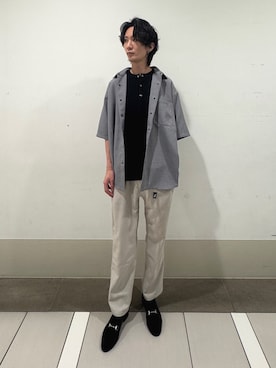 大源さん(メンズ・183cm)の夏コーディネート