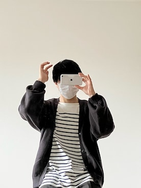 「アイテム（ピアス（片耳用））」を使った、えーと ☘🐝さん（メンズ・170cm・20代）の春コーディネート