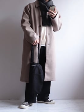 「アイテム（リング）」を使った、えーと ☘🐝さん（メンズ・170cm・20代）の冬コーディネート