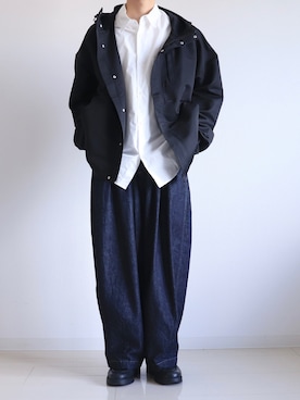「RUUBON（ルーボン）のアイテム（マウンテンパーカー）」を使った、えーと ☘🐝さん（メンズ・170cm）の秋コーディネート