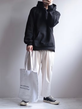 「アイテム（ピアス（片耳用））」を使った、えーと ☘🐝さん（メンズ・170cm・20代）の秋コーディネート