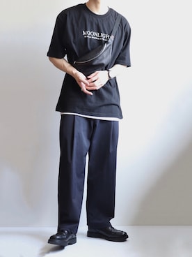 「MR.OLIVE E.O.I（ミスターオリーブイーグルオブインデペンデンス）のアイテム」を使った、えーと ☘🐝さん（メンズ・170cm）の夏コーディネート