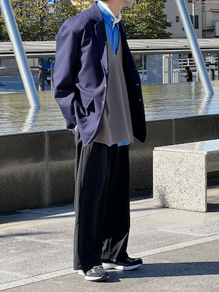 紺ブレ Nautica 長谷川昭雄 Popeye