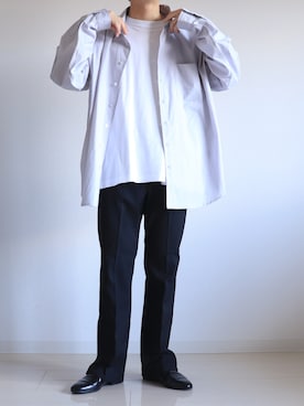 「アイテム（ドレスシューズ）」を使った、えーと ☘🐝さん（メンズ・170cm）の秋コーディネート