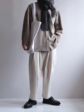「アイテム（リング）」を使った、えーと ☘🐝さん（メンズ・170cm・20代）の冬コーディネート