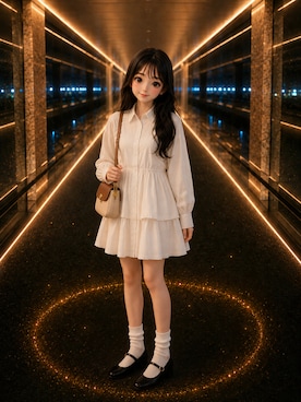 「SVEC（シュベック）のアイテム」を使った、Airiさん（レディース・154cm）の春コーディネート