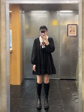 「アイテム（アクセサリー）」を使った、Scarlett.C さん（レディース・172cm）の秋コーディネート