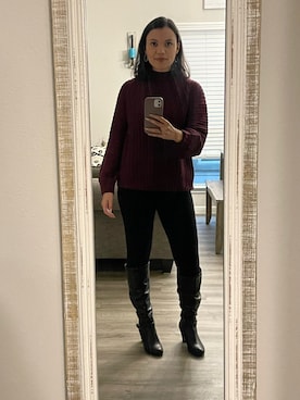 「UNKNOWN.（アンノウン）のアイテム（シューズ）」を使った、Tanita 💜さん（レディース・160cm）の秋コーディネート