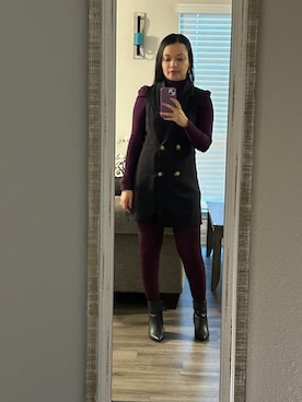 Tanita 💜さん（レディース・163cm）の冬コーディネート