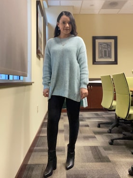 「American Eagle（アメリカンイーグル）のアイテム（その他アウター）」を使った、Tanita 💜さん（レディース・163cm）の冬コーディネート