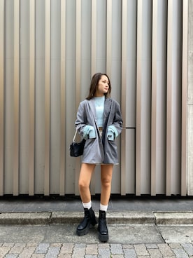 「FIG&VIPER（フィグアンドバイパー）のアイテム（ジャケット/アウター）」を使った、FIG&VIPER_YUさん（レディース・163cm）の秋コーディネート