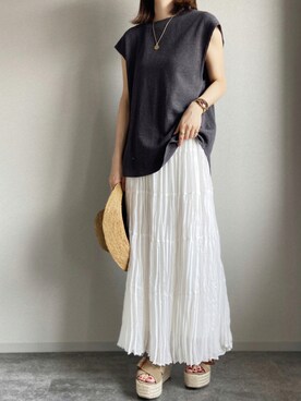 m___さん（レディース・165cm）の夏コーディネート