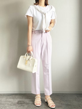 「UNIQLO U」｜m___さん（レディース・165cm）の夏コーディネート