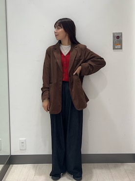 「アイテム（その他トップス）」を使った、おーつさん（レディース・150cm・20代）の秋コーディネート