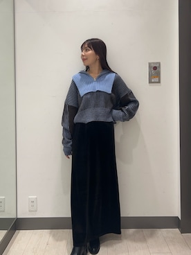 「アイテム（ブーツ）」を使った、おーつさん（レディース・150cm・20代）の秋コーディネート