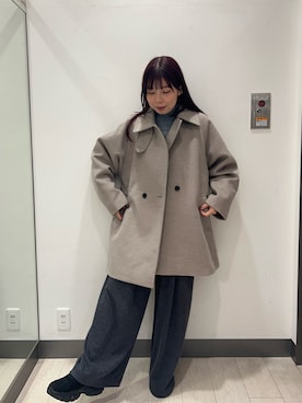 「アイテム（その他アウター）」を使った、おーつさん（レディース・150cm）の冬コーディネート