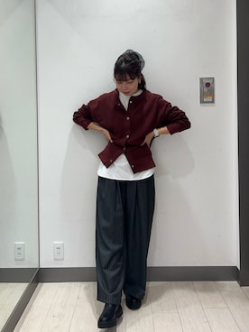 「URBAN RESEARCH DOORS（アーバンリサーチドアーズ）のトラックソールブーツ（ブーツ）」を使った、おーつさん（レディース・150cm）の秋コーディネート