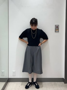 「アイテム（パンツ）」を使った、おーつさん（レディース・150cm・20代）の秋コーディネート