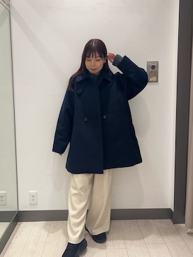 「アイテム（その他アウター）」を使った、おーつさん（レディース・150cm・20代）の冬コーディネート