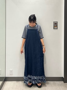 「アイテム（Tシャツ/カットソー）」を使った、おーつさん（レディース・150cm・20代）の夏コーディネート