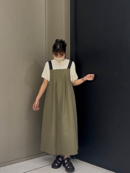 ステンレスボールスライドネックレス
