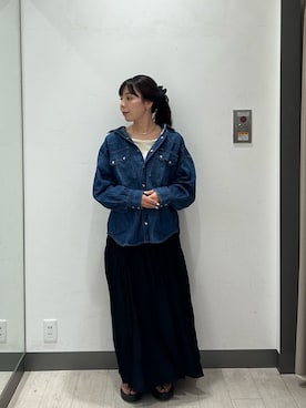 「アイテム（スカート）」を使った、おーつさん（レディース・150cm・20代）の秋コーディネート