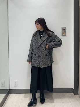 「アイテム（その他アウター）」を使った、おーつさん（レディース・150cm・20代）の秋コーディネート