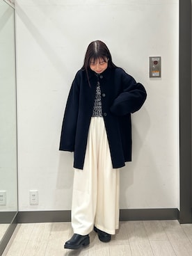 「URBAN RESEARCH（アーバンリサーチ）のアイテム」を使った、おーつさん（レディース・150cm）の冬コーディネート