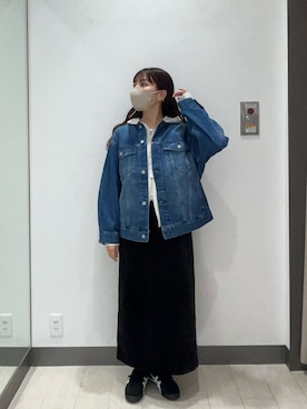 「アイテム（パーカー）」を使った、おーつさん（レディース・150cm・20代）の秋コーディネート