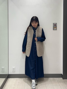 「アイテム（その他アウター）」を使った、おーつさん（レディース・150cm）の秋コーディネート