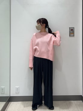 「アイテム（アクセサリー）」を使った、おーつさん（レディース・150cm）の秋コーディネート