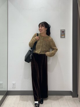 「URBAN RESEARCH DOORS（アーバンリサーチドアーズ）の2WAYスクエアショルダーバッグ（ショルダーバッグ）」を使った、おーつさん（レディース・150cm）の秋コーディネート