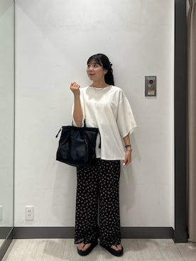 「アイテム（Tシャツ/カットソー）」を使った、おーつさん（レディース・150cm・20代）の夏コーディネート
