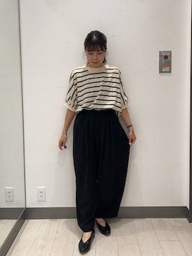 「アイテム（パンプス）」を使った、おーつさん（レディース・150cm）の夏コーディネート