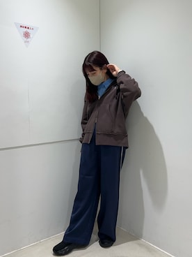 「アイテム（パーカー）」を使った、おーつさん（レディース・150cm・20代）の秋コーディネート