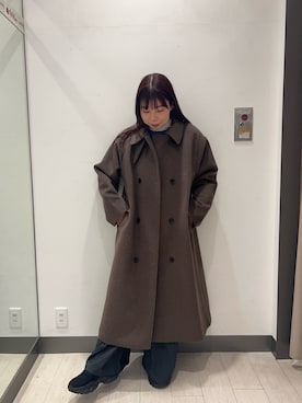 「アイテム（その他アウター）」を使った、おーつさん（レディース・150cm）の冬コーディネート