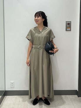 「アイテム（ワンピース）」を使った、おーつさん（レディース・150cm・20代）の夏コーディネート