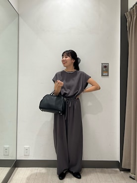 「URBAN RESEARCH DOORS（アーバンリサーチドアーズ）のアイテム（オールインワン・サロペット）」を使った、おーつさん（レディース・150cm）の秋コーディネート