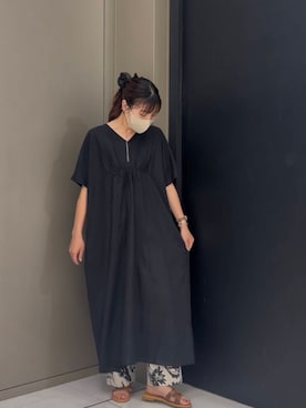 「アイテム（ワンピース/ドレス）」を使った、おーつさん（レディース・152cm）の夏コーディネート